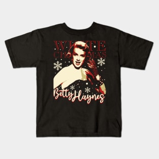 Betty Haynes White Christmas Kids T-Shirt